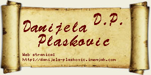 Danijela Plasković vizit kartica